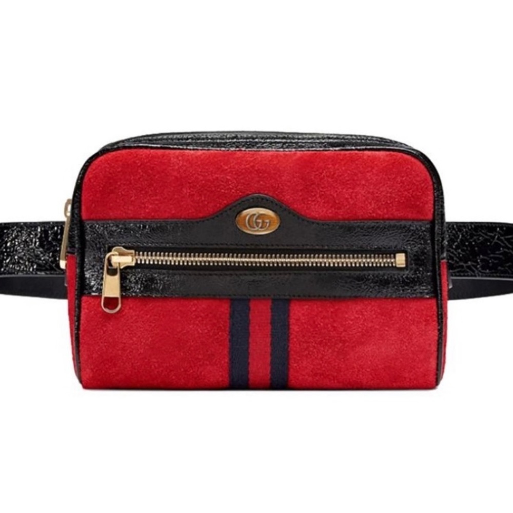 Gucci Small Ophidia Suede Belt Bag
